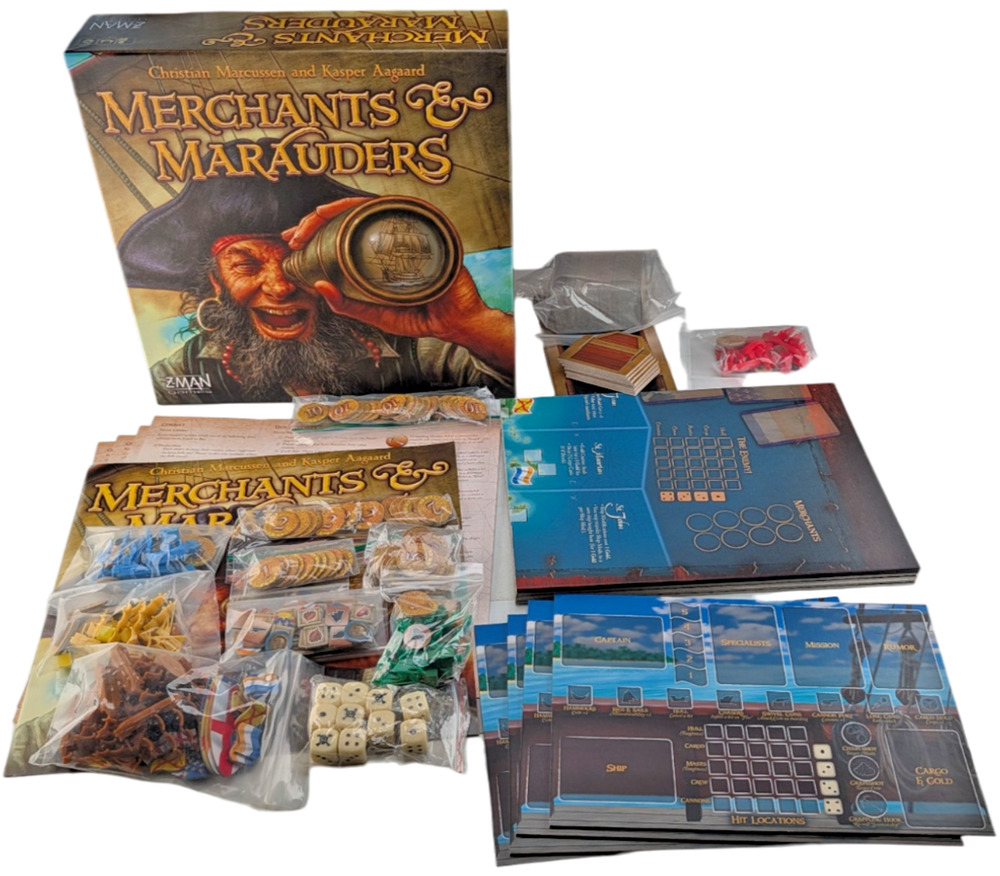 Merchants & Marauders Z-Man Games 2010 Board Game ZMG7062 681706070629